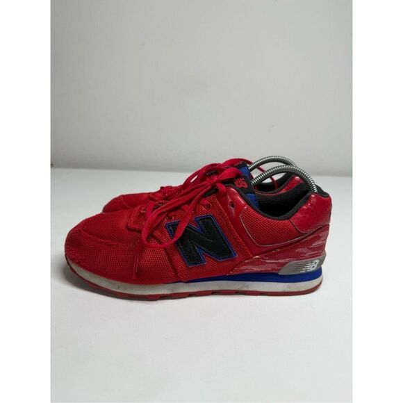 New balance 574 Men’s Classic Paint Chip Red White Blue Size 6 See Description - Picture 5 of 15